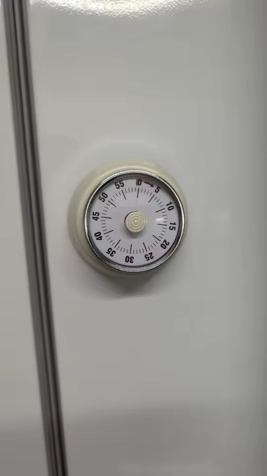 Kitchen timer mechanical timer reminder round time alarm clock countdown magnetic suction visualization