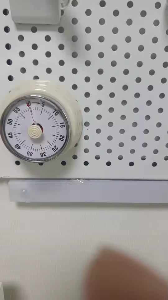 Kitchen timer mechanical timer reminder round time alarm clock countdown magnetic suction visualization