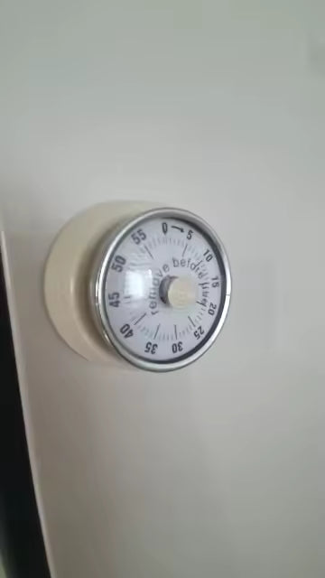 Kitchen timer mechanical timer reminder round time alarm clock countdown magnetic suction visualization